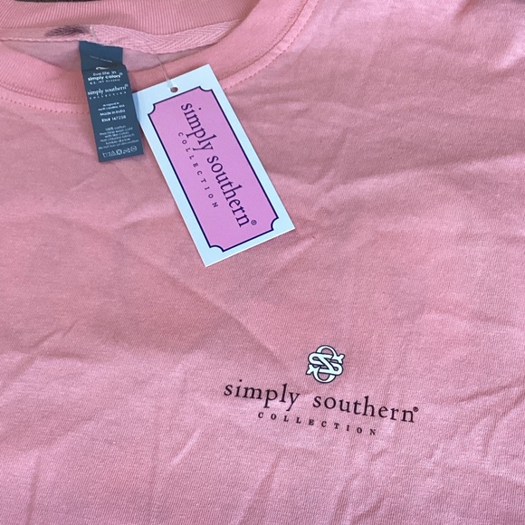 Simply Southern Pink Meowdy Partner Cat Long Sleeve Tee - Picture 5 of 8
